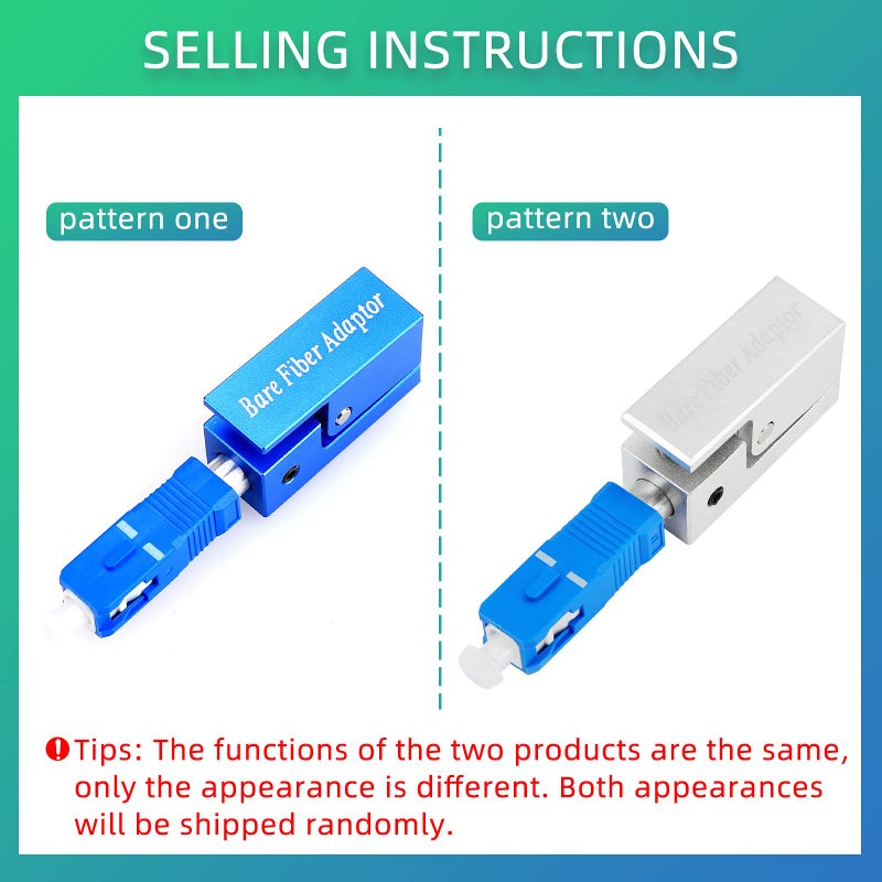 KELUSHI 1PCS New Hot Fiber Optic Connector Sc Type Square Adapter ï¼ˆBlueï¼‰. - Image 2